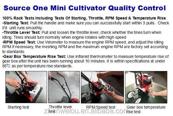 Mini Cultivator Quality control 1
