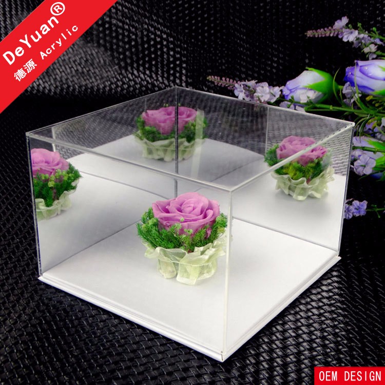 Wholesale Mirror Flower Box With Lid Acrylic Buy Wholesale Acrylic