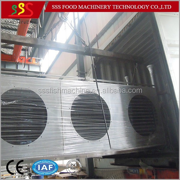High Quality Spiral Freezer IQF Freezer for Fish Shrimp Meat Chicken Cake Seafood