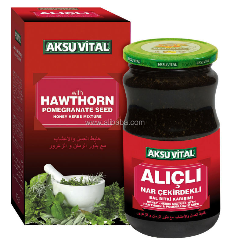 HONEY & HERBAL MIXED PASTE WITH HAWTHORN + POMEGRANTE SEED NATURAL HEALTH SUPPLEMENTARY FOOD