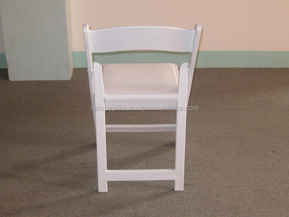 白いウェディングパーティー樹脂の折りたたみ椅子仕入れ・メーカー・工場