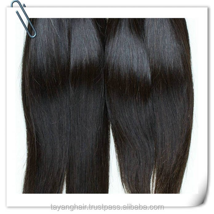 ブラジルの髪の拡張子100％天然最高品質の人間の毛髪の波状横糸 問屋・仕入れ・卸・卸売り