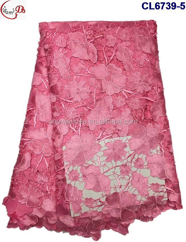 Bella Naija Guipure Lace Dress | cl6739 african ladies wedding dresses material pink Bella Naija Guipure Lace Dress | cl6739 african ladies wedding dresses material pink