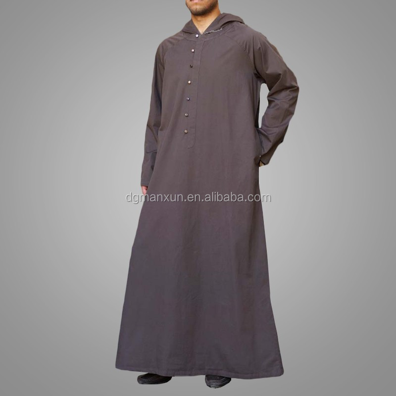 Latest muslim men hooded thobe cheap saudi men thobe4.jpg