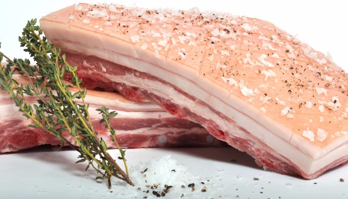 bulk raw frozen pork belly | streaky pork | different cuts from