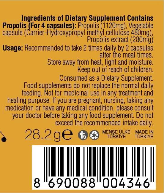 Propolis ingredients