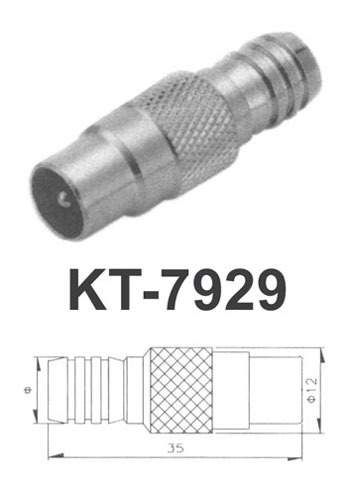 (kt- 7929) palオスw/添付圧着リングpaltvrf同軸コネクタ仕入れ・メーカー・工場