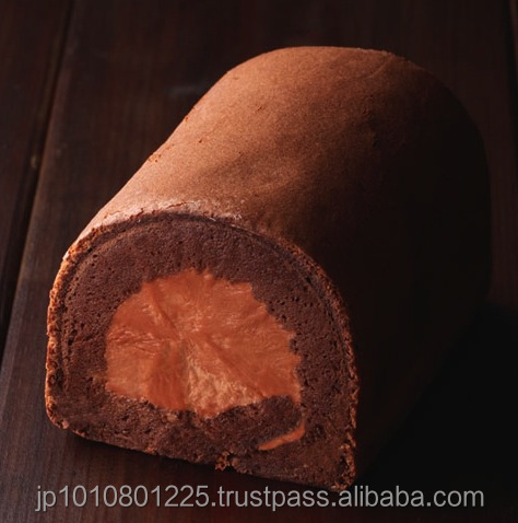 Fluffy Souffle Roll Cake Chocolate - from Hokkaido's famous Sweets Shop