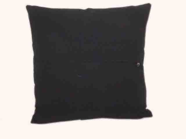 黒の刺繍のソファーのクッションカバー/家の装飾デザイナーのクッションカバー卸売ロット仕入れ・メーカー・工場