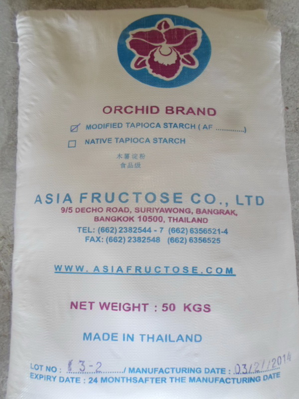 Oxidized Tapioca Starch for textile, paper and gypsum board