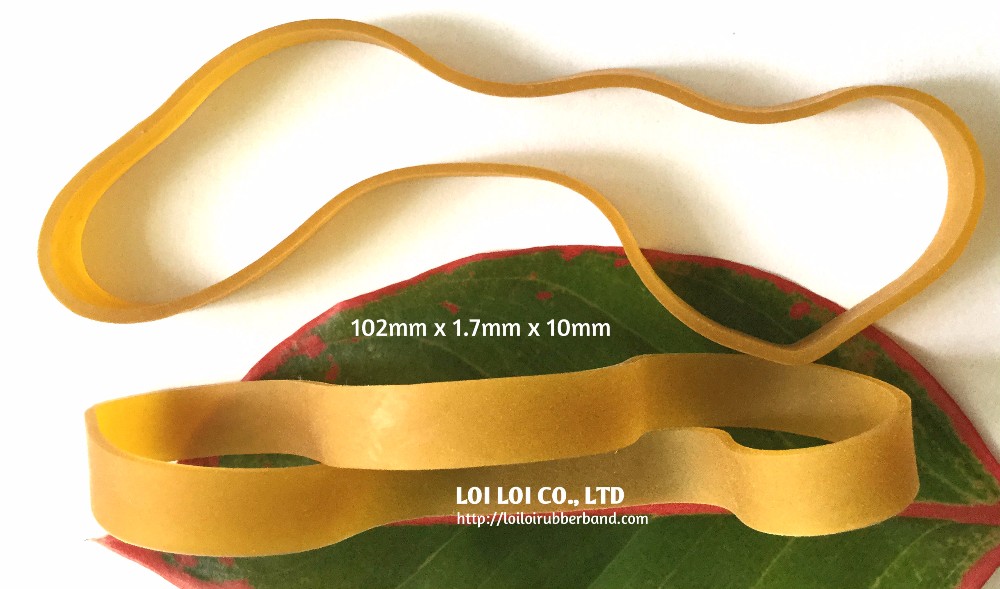 100 Natural Flat Rubber Band Epdm Color Transparent Flat Elastic