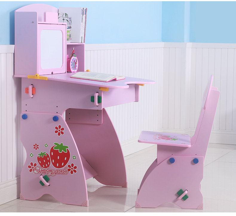 Oemアジャスタブル子供の調査のテーブルと椅子の子供のテーブル/イーゼルこじんまりした家の木製家具仕入れ・メーカー・工場
