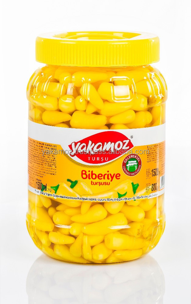 Hot Yellow Baby Pepper 1.5 lt Pet Jar