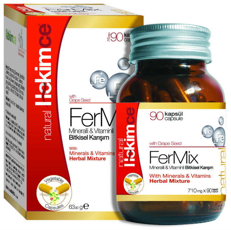 FerMix Capsule Natural Herbal Vital Health Food Supplement with Mineral and Vitamin Mix