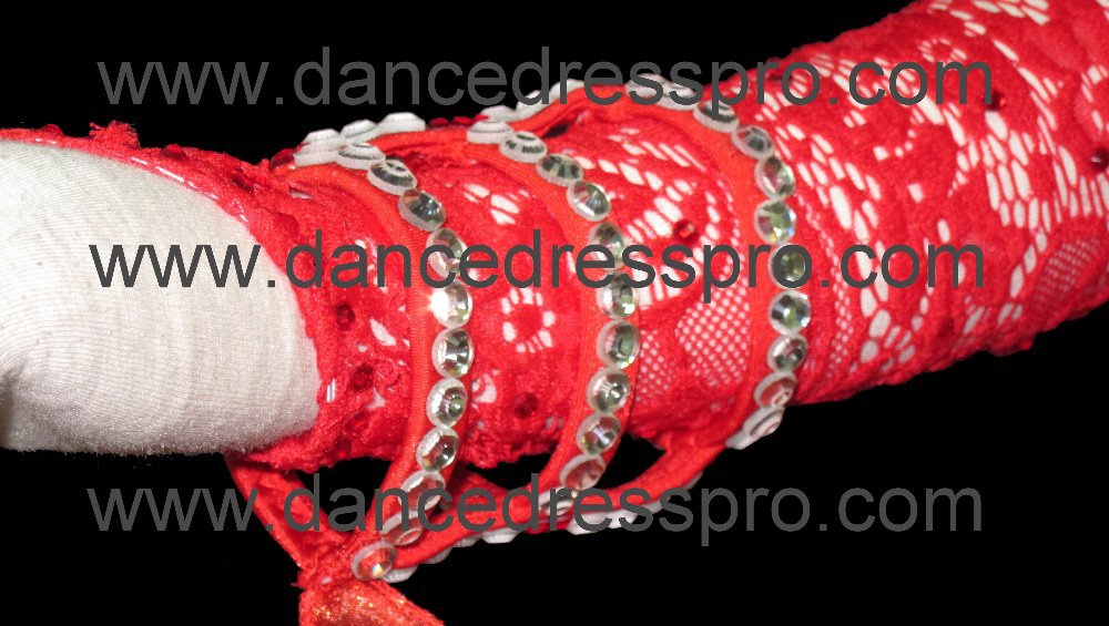 #2310税関- で作られた赤色ワルツ現代の社交ダンスのドレス仕入れ・メーカー・工場