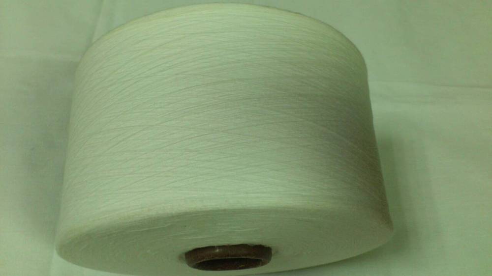 Ne1/34100％unwaxedポリエステルmjs黒コーンの糸を織るための仕入れ・メーカー・工場