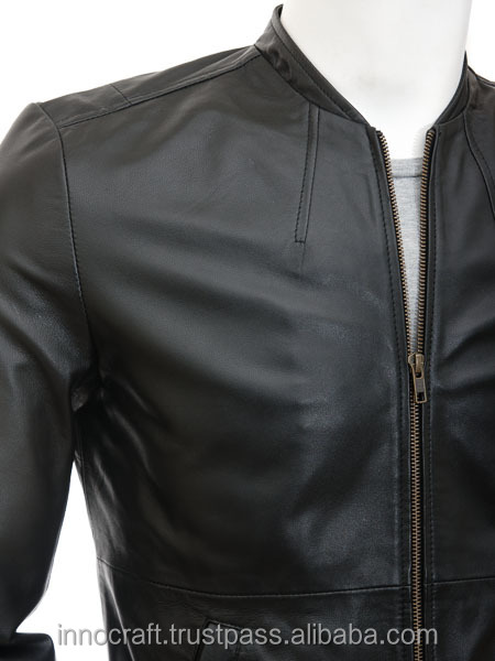 革のジャケットの女性、 バイカーの革/バイカーの革のジャケットファッションメンズ/バングラデシュで行われた/製造コストが中国よりも低い問屋・仕入れ・卸・卸売り