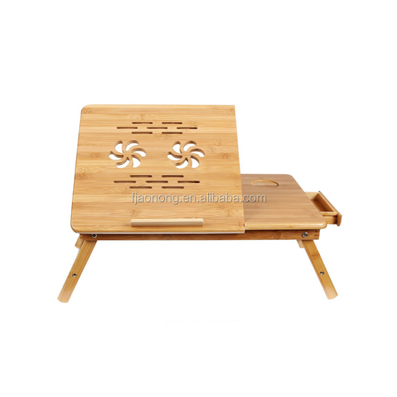 竹折りたたみ ラップ トップ テーブル/ポータブル コンピュータ デスク/竹ノートパソコンデスク卸売仕入れ・メーカー・工場