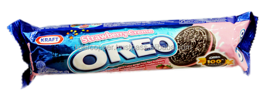 OREO CHOCOLATE SANDWICH COOKIES VANILA FLAVOR PACK 137GOREO CHOCOLATE BISCUITS/OREO BISCUIT/OREO COOKIES