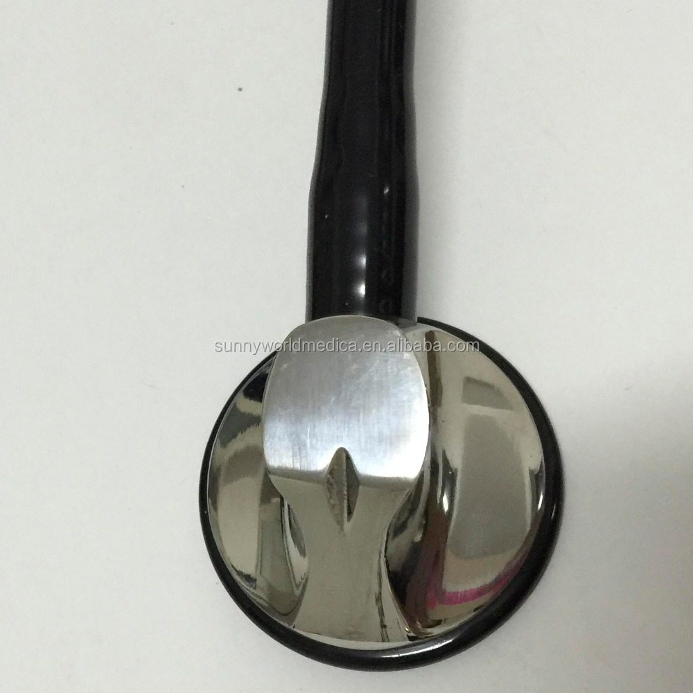 Sw-st04d心臓病ステンレス鋼の聴診器。 ニッケルメッキを。 デラックス聴診器仕入れ・メーカー・工場