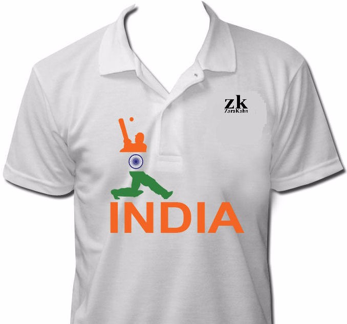 india cricket polo shirt