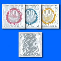 オカモト００３3色( 12個) 2000世界で最薄ラテックス製コンドーム日本長いセックスコンドーム問屋・仕入れ・卸・卸売り