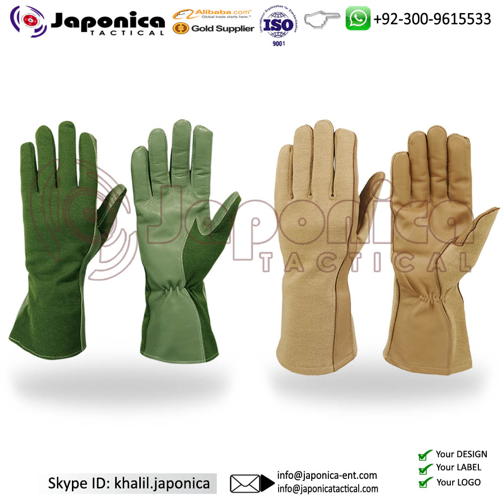 Nomex Tactical Glove Flight Pilot Safety Gloves Nomex Fire Retardant