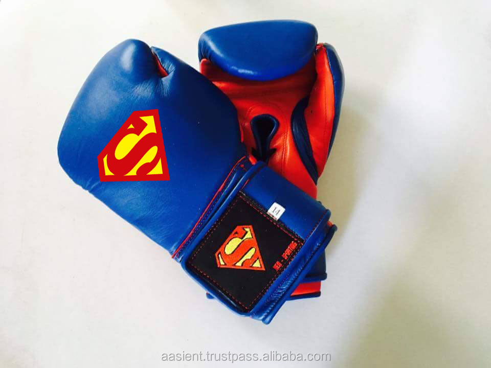 Boxing Glove Art Of Custom Superman Logo Custom Cartoon Logo Boxing