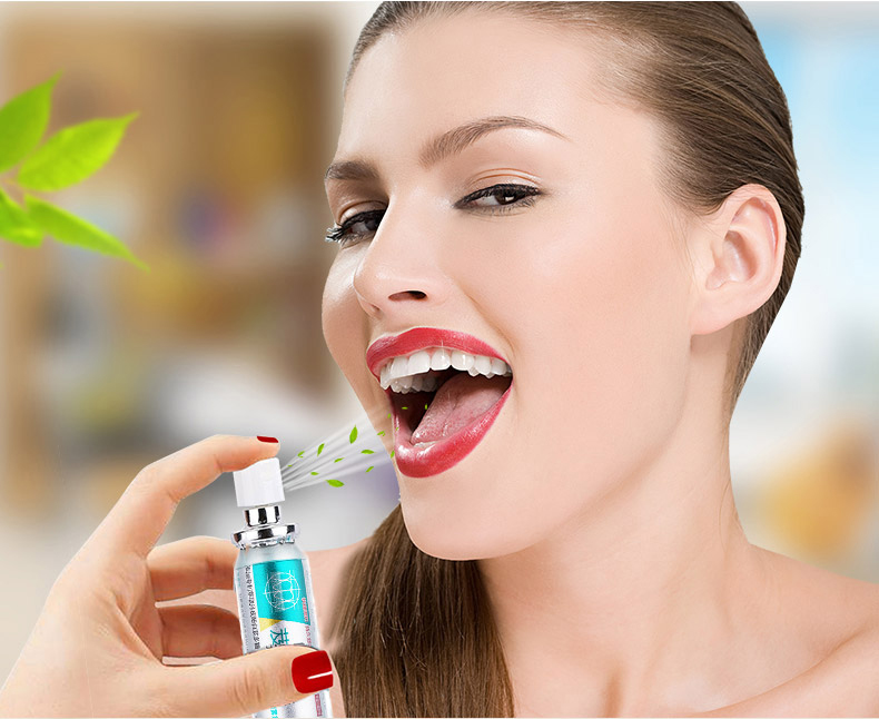 bad breath mouth spray and anti-allergic perfume peppermint mouth spray