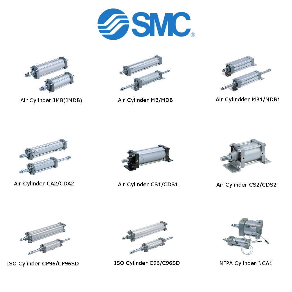 Smc Air Cylinders Great Variety Of Pneumatic Cylinders For A Wide