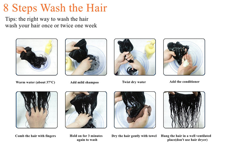 wash hair