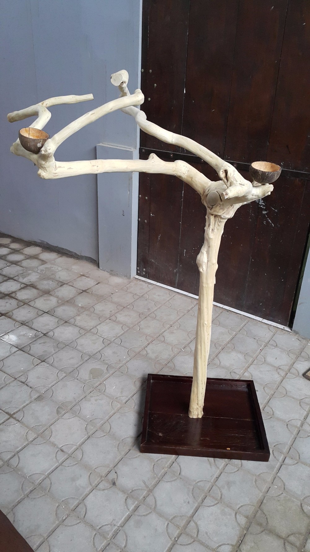 Java Wood Tree Play Stand,Javawood Bird Perch,Multi Branches Parrot