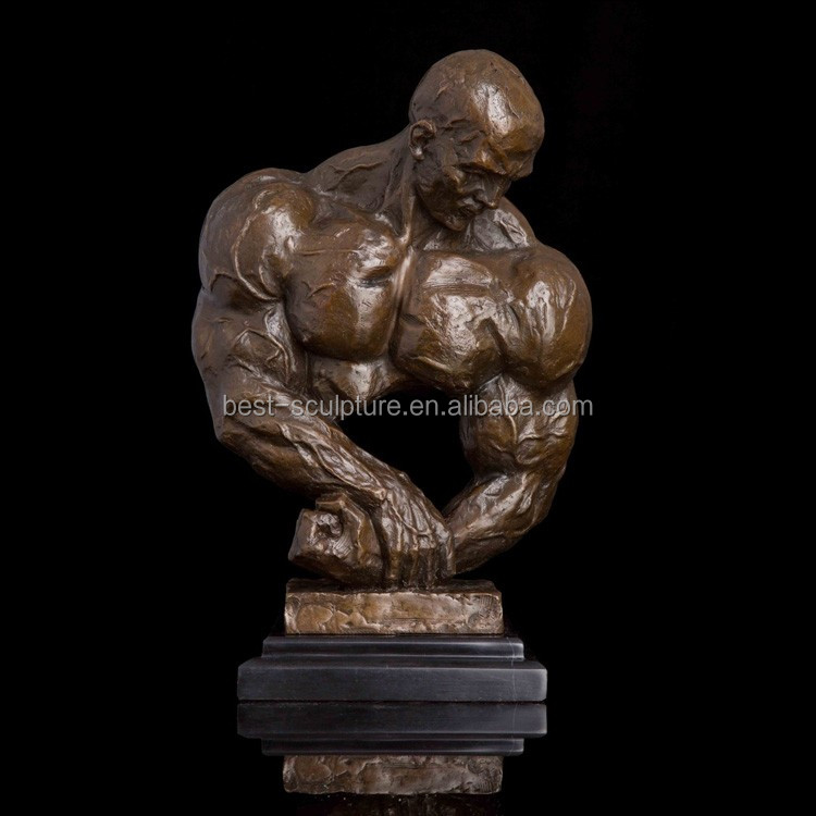 Bronze Antique Statue Abstract Muscle Man Sculpture Collections Buy