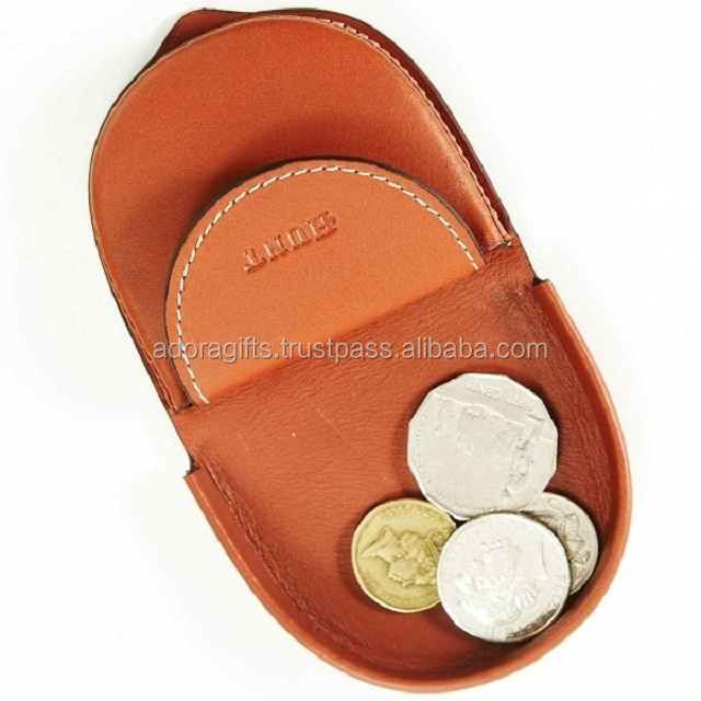 Horseshoe-shaped coin purse with foal stitching. Horseshoe-shaped coin purse  with genuine leather and full hand stitching. - Shop grace' S Leather  Handmade Coin Purses - Pinkoi