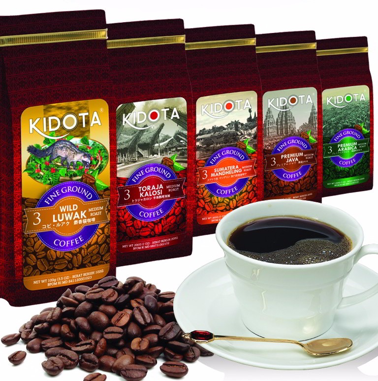 100 High Quality Kidota Premium Toraja Kalosi Coffee Medium Ground