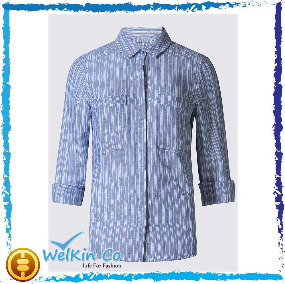 Wholesale Women Fashionable Polyester Formal Stright Shirt Buy